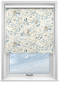 Cleo, Blue Frost - Twist&Fit Roller Blind